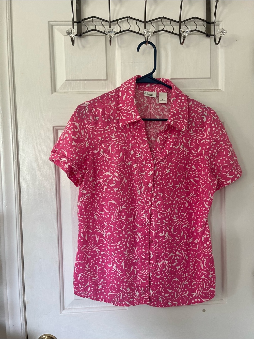 Kim Rogers Linen Short sleeve blouse